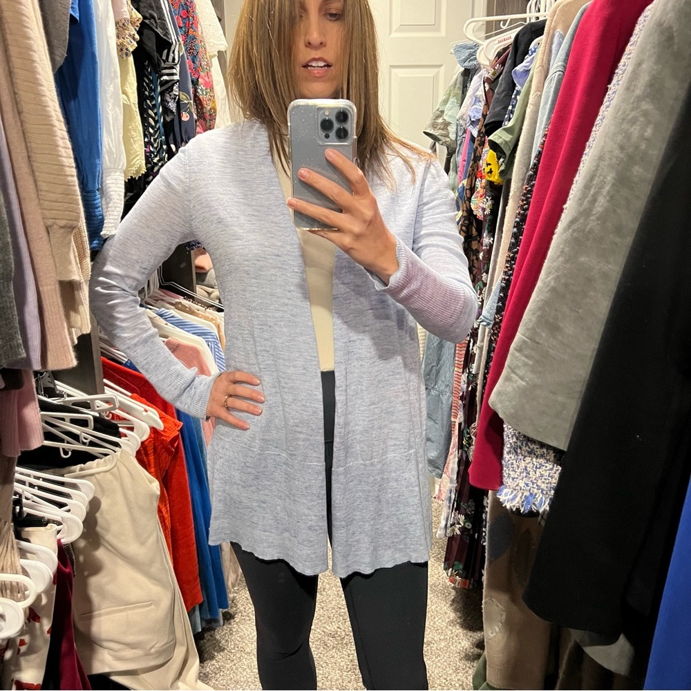 White + Warren Softest Cotton Sweater (Size XS)